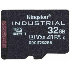Kingston Industrial microSDHC 32GB Class 10 U3 V30 A1 UHS-I με αντάπτορα