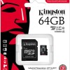 Kingston Industrial microSDXC 64GB Class 10 U3 V30 A1 UHS-I με αντάπτορα
