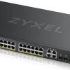 Zyxel GS2220-28HP Managed L2 PoE+ Switch με 24 Θύρες Gigabit (1Gbps) Ethernet και 4 SFP Θύρες