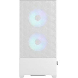 Fractal Design Pop Air Gaming Midi Tower Κουτί Υπολογιστή με Πλαϊνό Παράθυρο και RGB Φωτισμό RGB White TG Clear Tint