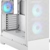 Fractal Design Pop Air Gaming Midi Tower Κουτί Υπολογιστή με Πλαϊνό Παράθυρο και RGB Φωτισμό RGB White TG Clear Tint