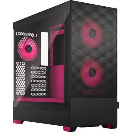 Fractal Design Pop Air Gaming Mini Tower Κουτί Υπολογιστή με Πλαϊνό Παράθυρο και RGB Φωτισμό RGB Magenta Core