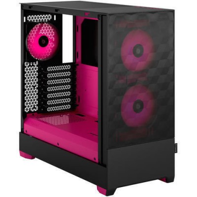 Fractal Design Pop Air Gaming Mini Tower Κουτί Υπολογιστή με Πλαϊνό Παράθυρο και RGB Φωτισμό RGB Magenta Core