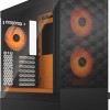 Fractal Design Pop Air Gaming Mini Tower Κουτί Υπολογιστή με Πλαϊνό Παράθυρο και RGB Φωτισμό RGB Orange Core