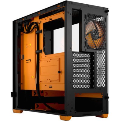 Fractal Design Pop Air Gaming Mini Tower Κουτί Υπολογιστή με Πλαϊνό Παράθυρο και RGB Φωτισμό RGB Orange Core