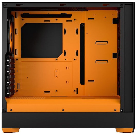 Fractal Design Pop Air Gaming Mini Tower Κουτί Υπολογιστή με Πλαϊνό Παράθυρο και RGB Φωτισμό RGB Orange Core