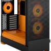 Fractal Design Pop Air Gaming Mini Tower Κουτί Υπολογιστή με Πλαϊνό Παράθυρο και RGB Φωτισμό RGB Orange Core