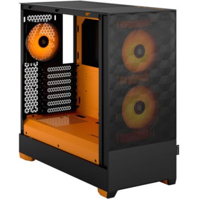 Fractal Design Pop Air Gaming Mini Tower Κουτί Υπολογιστή με Πλαϊνό Παράθυρο και RGB Φωτισμό RGB Orange Core