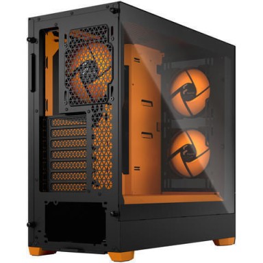 Fractal Design Pop Air Gaming Mini Tower Κουτί Υπολογιστή με Πλαϊνό Παράθυρο και RGB Φωτισμό RGB Orange Core