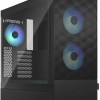 Fractal Design Pop Air Gaming Midi Tower Κουτί Υπολογιστή με Πλαϊνό Παράθυρο και RGB Φωτισμό Black TG Clear Tint