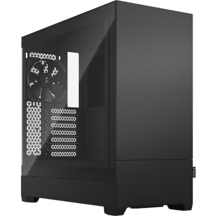 Fractal Design Pop Silent Mini Tower Κουτί Υπολογιστή με Πλαϊνό Παράθυρο Black TG Clear Tint