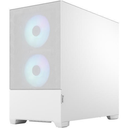Fractal Design Pop Mini Air Gaming Mini Tower Κουτί Υπολογιστή με Πλαϊνό Παράθυρο και RGB Φωτισμό RGB White TG Clear