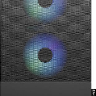 Fractal Design Pop Mini Air Gaming Mini Tower Κουτί Υπολογιστή με Πλαϊνό Παράθυρο και RGB Φωτισμό RGB Black TG Clear