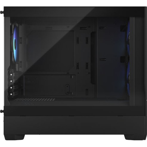 Fractal Design Pop Mini Air Gaming Mini Tower Κουτί Υπολογιστή με Πλαϊνό Παράθυρο και RGB Φωτισμό RGB Black TG Clear