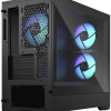 Fractal Design Pop Mini Air Gaming Mini Tower Κουτί Υπολογιστή με Πλαϊνό Παράθυρο και RGB Φωτισμό RGB Black TG Clear