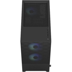 Fractal Design Pop Mini Air Gaming Mini Tower Κουτί Υπολογιστή με Πλαϊνό Παράθυρο και RGB Φωτισμό RGB Black TG Clear