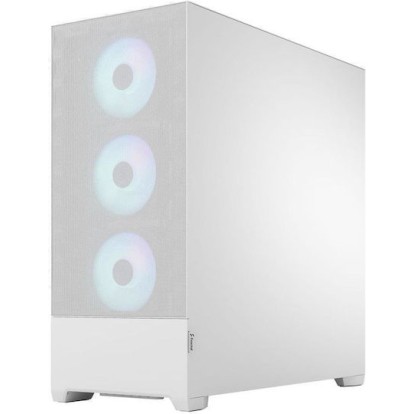 Fractal Design Pop XL Air Gaming Midi Tower Κουτί Υπολογιστή με Πλαϊνό Παράθυρο RGB White TG Clear