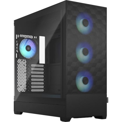 Fractal Design Pop XL Air Gaming Midi Tower Κουτί Υπολογιστή με Πλαϊνό Παράθυρο RGB Black TG Clear