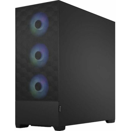 Fractal Design Pop XL Air Gaming Midi Tower Κουτί Υπολογιστή με Πλαϊνό Παράθυρο RGB Black TG Clear