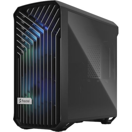 Fractal Design Torrent Compact RGB TG Light Tint Gaming Midi Tower Κουτί Υπολογιστή με Πλαϊνό Παράθυρο Γκρι