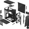 Fractal Design Torrent Compact RGB TG Light Tint Gaming Midi Tower Κουτί Υπολογιστή με Πλαϊνό Παράθυρο Γκρι