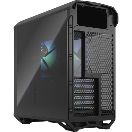Fractal Design Torrent Compact RGB TG Light Tint Gaming Midi Tower Κουτί Υπολογιστή με Πλαϊνό Παράθυρο Γκρι