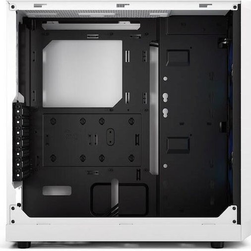Fractal Design Focus 2 Gaming Midi Tower Κουτί Υπολογιστή με Πλαϊνό Παράθυρο RGB White