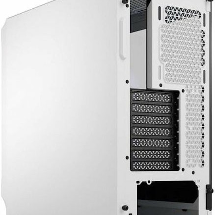 Fractal Design Focus 2 Gaming Midi Tower Κουτί Υπολογιστή με Πλαϊνό Παράθυρο RGB White