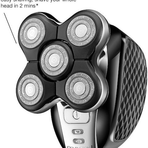 Remington RX5 για το Κεφάλι XR1500 Περιστρεφόμενη Ξυριστική Μηχανή Προσώπου Επαναφορτιζόμενη