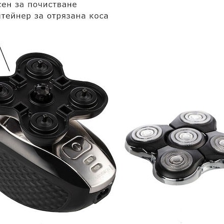 Remington RX5 για το Κεφάλι XR1500 Περιστρεφόμενη Ξυριστική Μηχανή Προσώπου Επαναφορτιζόμενη