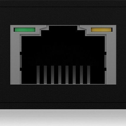 Icy Box USB 3.0 Hub 4 Θυρών με σύνδεση USB-C / USB-A / Ethernet