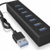 Icy Box USB 3.0 Hub 7 Θυρών με σύνδεση USB-A