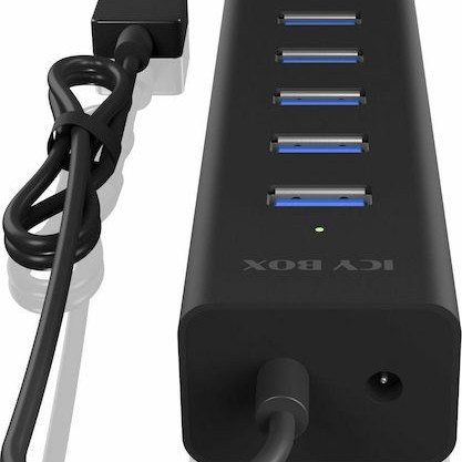 Icy Box USB 3.0 Hub 7 Θυρών με σύνδεση USB-A