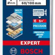 Bosch Cyl-9 Multiconstruction Σετ 10 Διαμαντοτρύπανα Καρβιδίου για Ξύλο, Δομικά Υλικά και Μέταλλο