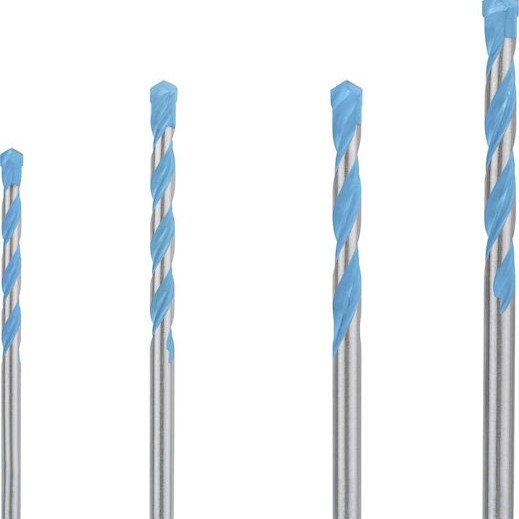 Bosch Expert Cyl-9 Σετ 4 Τρυπάνια με Κυλινδρικό Στέλεχος