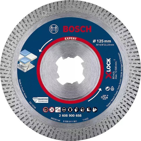 Bosch Δίσκος Κοπής Δομικών Υλικών 115mm