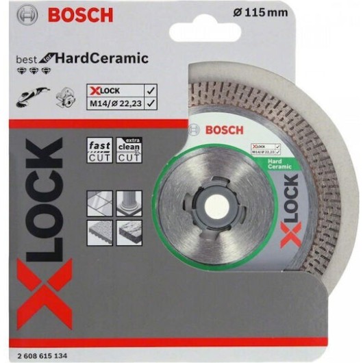 Bosch Δίσκος Κοπής Δομικών Υλικών 115mm