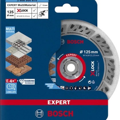 Bosch Δίσκος Κοπής Δομικών Υλικών 125mm