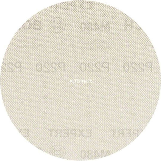 Bosch Expert M480 Φύλλο Λείανσης Έκκεντρου Τριβείου K220 150x150mm Σετ 5τμχ