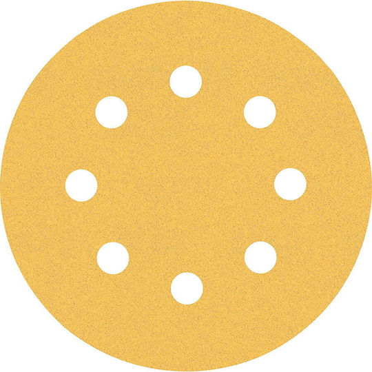 Bosch Φύλλο Λείανσης Έκκεντρου Τριβείου με Τρύπες 115x115mm Σετ 6τμχ