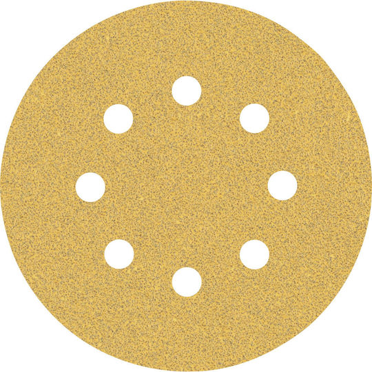 Bosch Expert C470 Φύλλο Λείανσης Έκκεντρου Τριβείου K60 με 8 Τρύπες 125x125mm Σετ 5τμχ