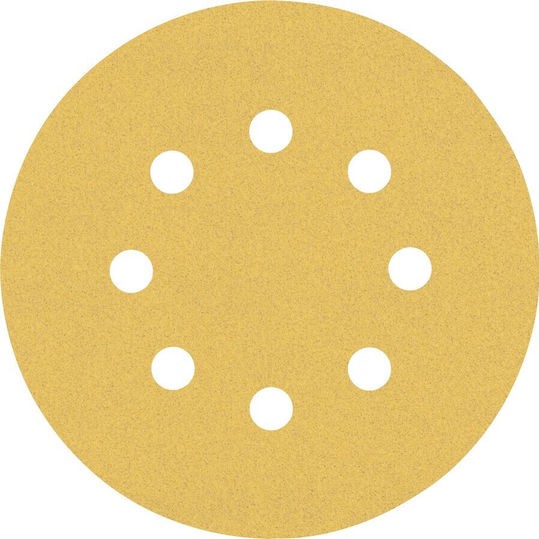 Bosch Expert C470 Φύλλο Λείανσης Απλό K120 με Τρύπες 125x125mm Σετ 5τμχ