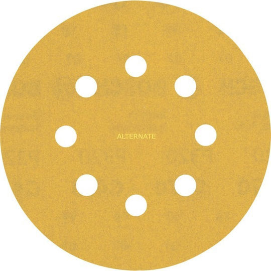 Bosch Expert C470 Σετ Φύλλα Λείανσης Έκκεντρου Τριβείου K320 με 8 Τρύπες 125x125mm 5τμχ