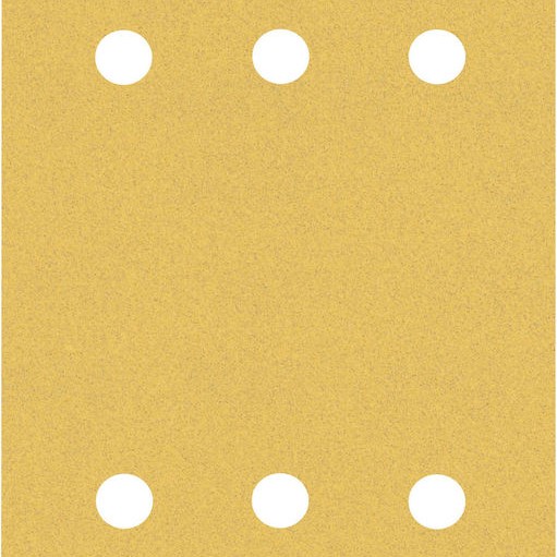 Bosch C470 Φύλλο Λείανσης Παλμικού Τριβείου K120 με 6 Τρύπες 107x115mm Σετ 10τμχ