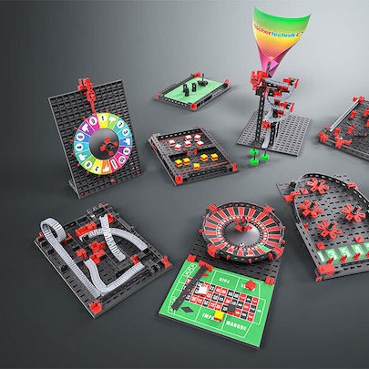 Fischer Technik Παιχνίδι Κατασκευών Πλαστικό Advanced Build Your Own Game για Παιδιά 7+ Ετών