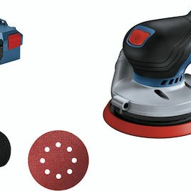 Bosch GEX 18V-125 Έκκεντρο Τριβείο 125mm Μπαταρίας Solo με Ρύθμιση Ταχύτητας και με Σύστημα Αναρρόφησης