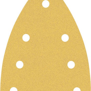 Bosch C470 Φύλλο Λείανσης Δέλτα K120 με 7 Τρύπες 150x100mm Σετ 10τμχ