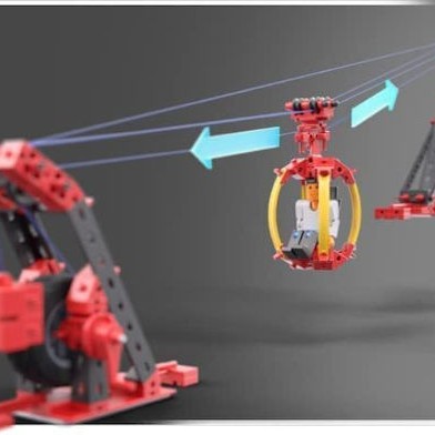 Fischer Technik Παιχνίδι Κατασκευών Πλαστικό Cable Car Building για Παιδιά 7+ Ετών