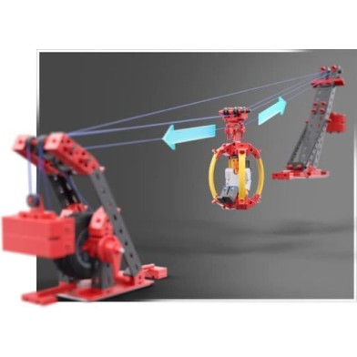 Fischer Technik Παιχνίδι Κατασκευών Πλαστικό Cable Car Building για Παιδιά 7+ Ετών