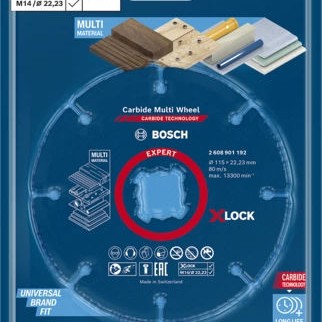 Bosch Expert Carbide Multi Wheel Δίσκος Κοπής Δομικών Υλικών 115mm 2608901192